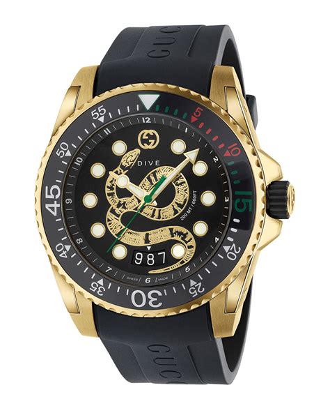 gucci dive watch gold|gucci dive men's watch.